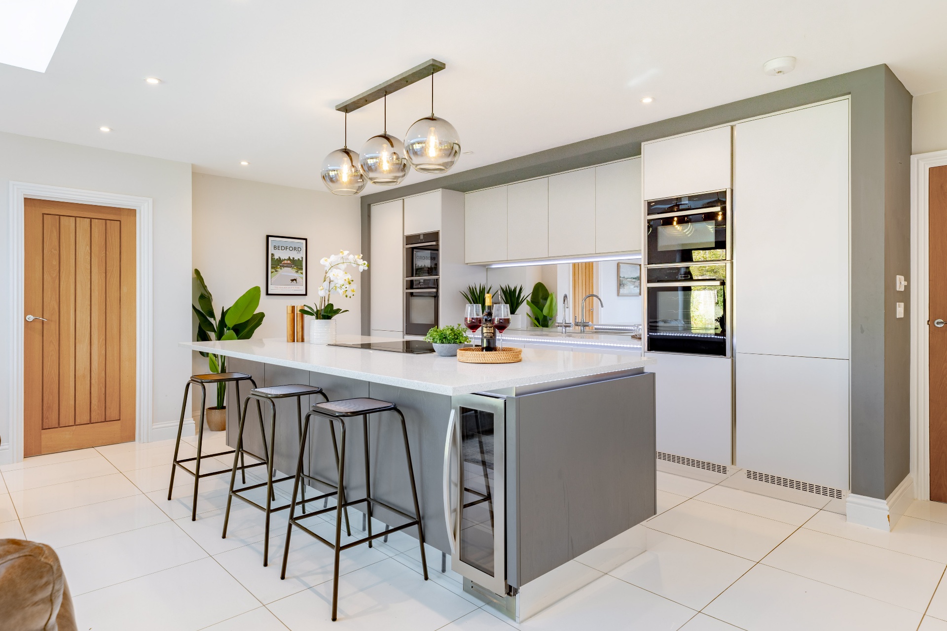 Kitchen after professional styling by James Kendall & Co